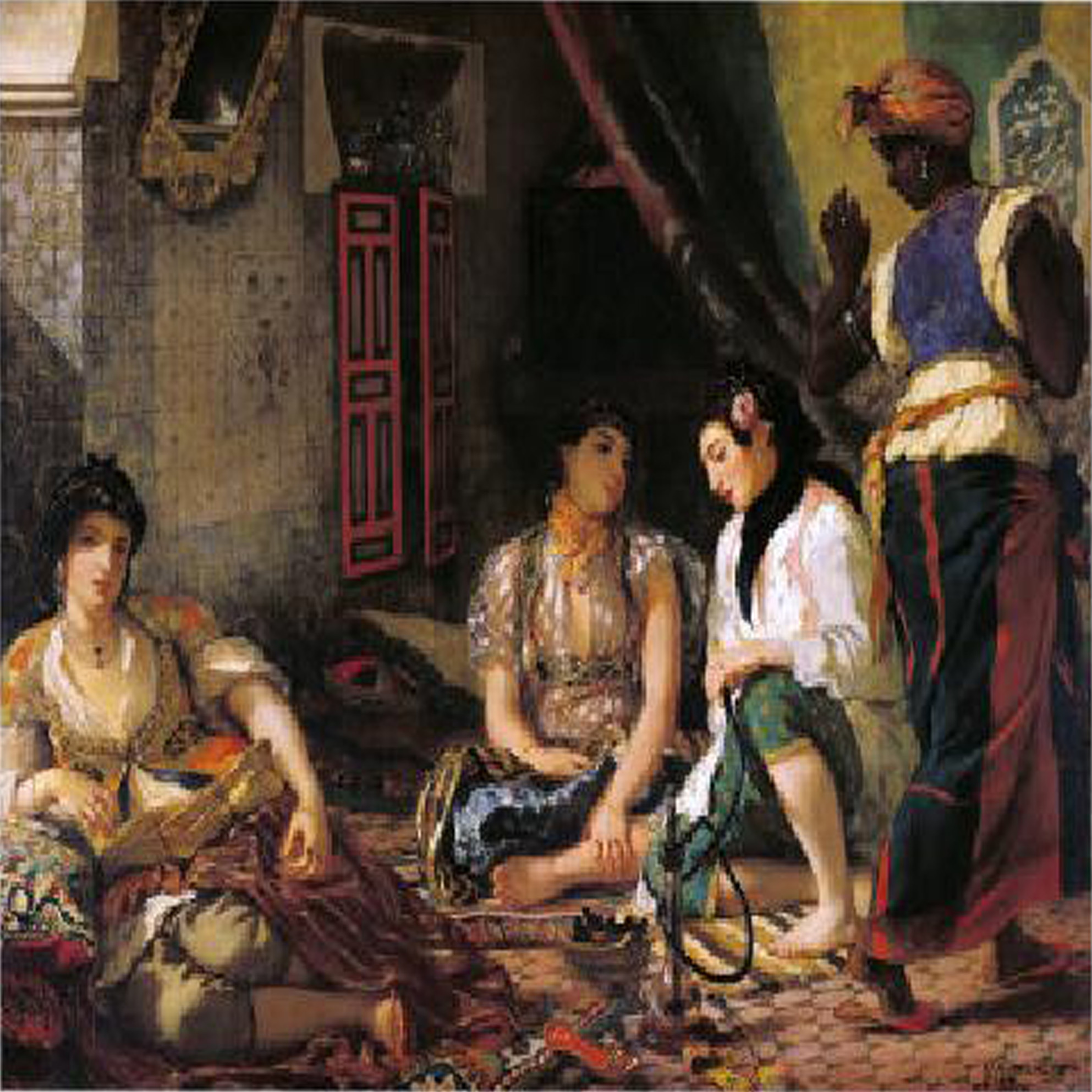 Mujeres argelinas en su casa, 1834