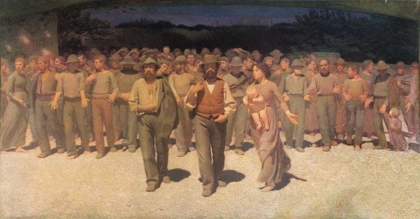 GIUSEPPE PELLIZZA DA VOLPEDO, EL CUARTO ESTADO (1901)