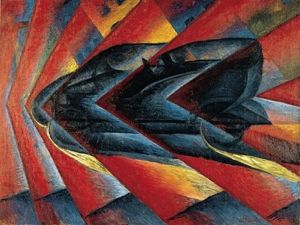 LUIGI RUSSOLO, DINAMISMO DE UN AUTOMÓVIL (1912-1913