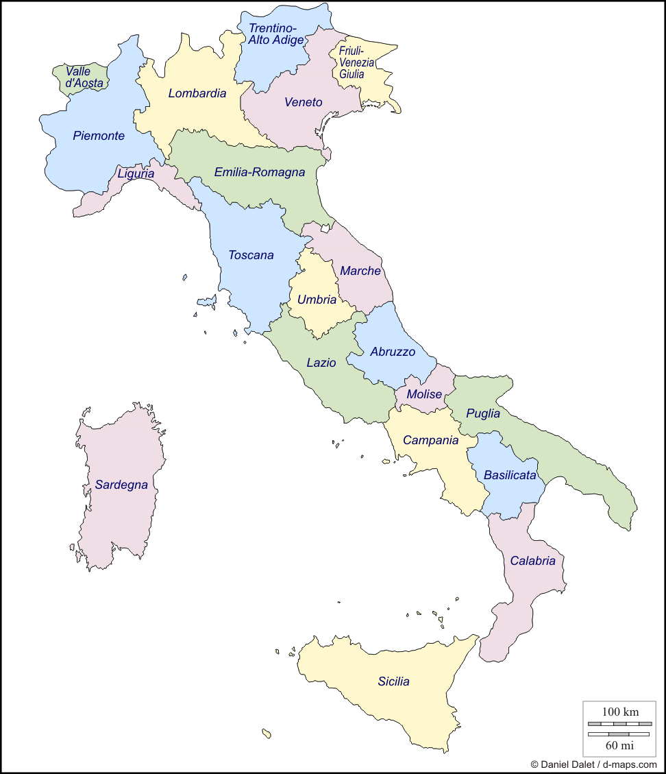 regiones de italia